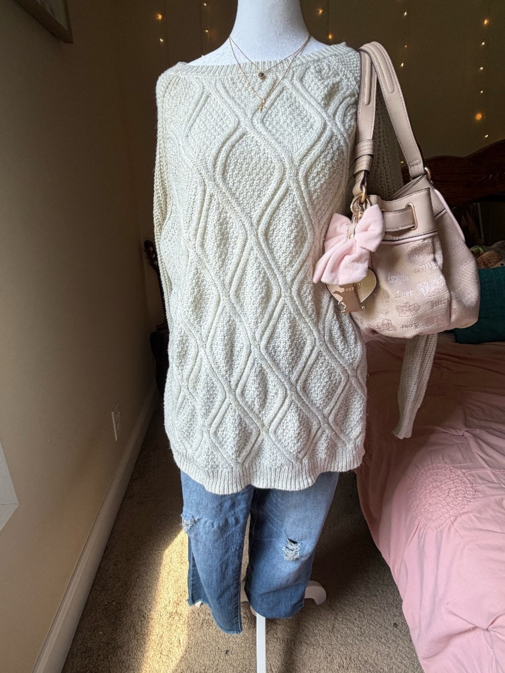 Cozy oversized knit sweater